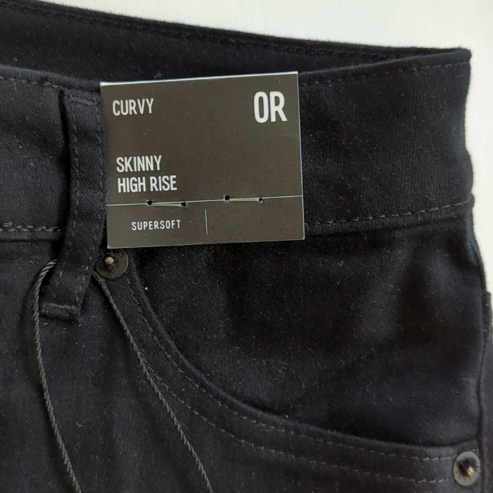 Express Jeans Curvy Skinny High Rise - Picture 4 of 6